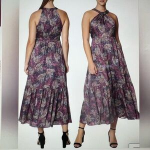 Laundry by Shelli Segal Halter Maxi Dress 14